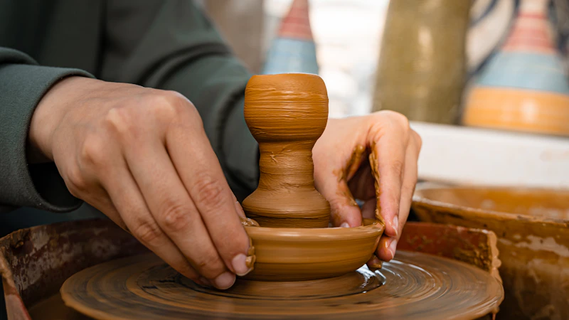 Pinch Pot Masks at Discovery Center