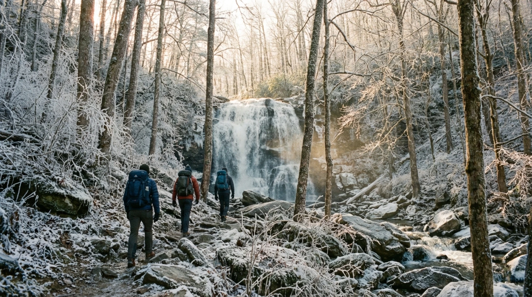 Winter Waterfall Hike to Machine Falls in Murfreesboro — Feb 21, 2026